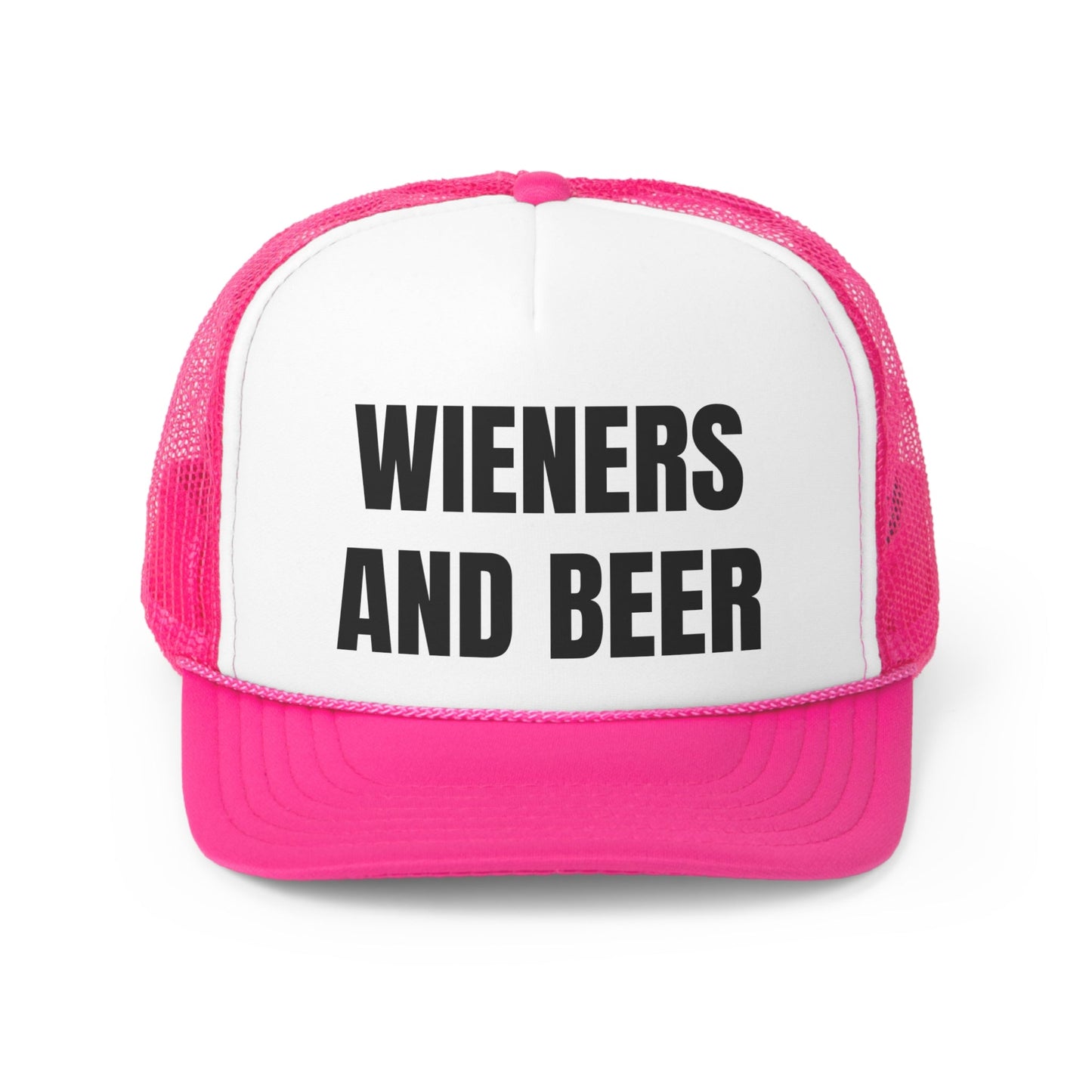 Wieners and Beer Funny Trucker Hat