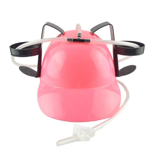 Great Drinking Hat Hand Free Durable Novelty Lazy Drinks Helmet