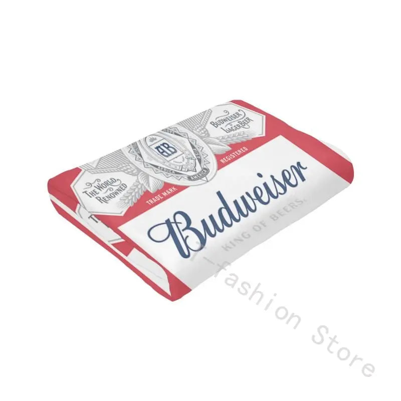 60x80 Inch Budweisers Home Textile Luxury Adult Gift Warm Lightweight