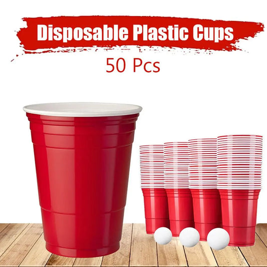 50Pcs/Set 450ml Houseware Event Restaurant Games Beer Pong Party