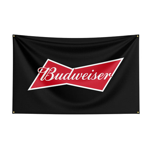 90x150cm Budweisers Flag Polyester Printed Beer Banner For Decor