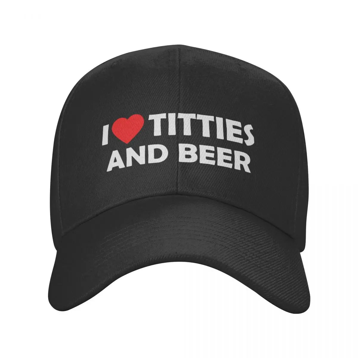 Personalized I Heart Titties And Beer Baseball Cap Men Women Adjustable Dad Hat Outdoor Snapback Caps Summer Hats