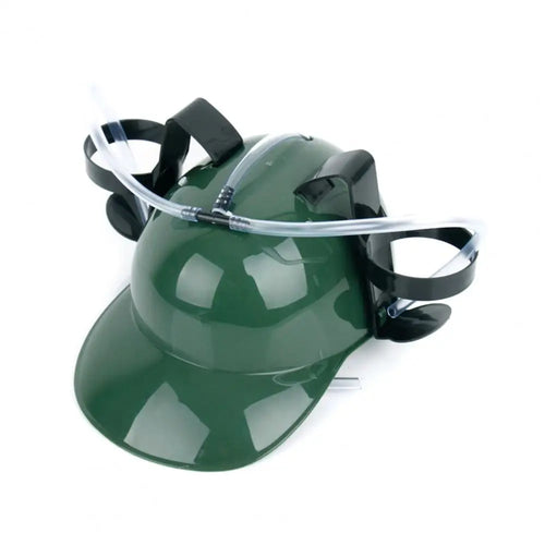 Great Drinking Hat Hand Free Durable Novelty Lazy Drinks Helmet