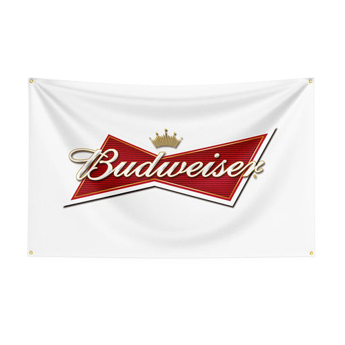 90x150cm Budweisers Flag Polyester Printed Beer Banner For Decor