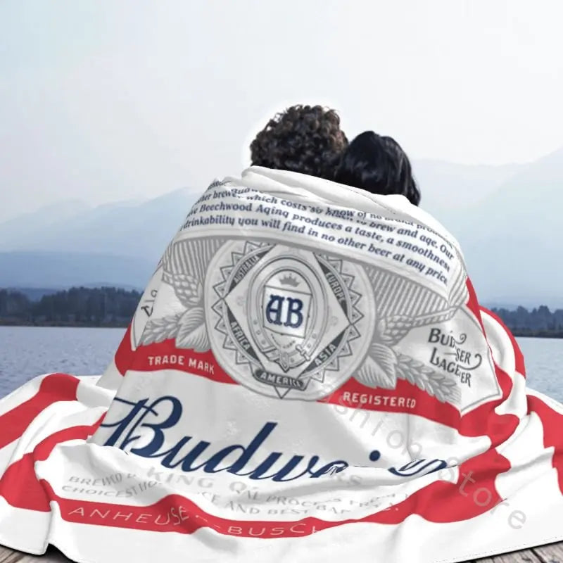 60x80 Inch Budweisers Home Textile Luxury Adult Gift Warm Lightweight